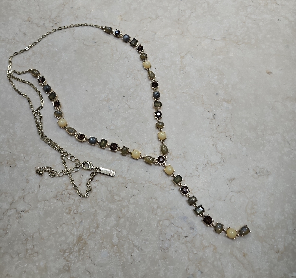 Elegant Multi-Color Beaded Necklace